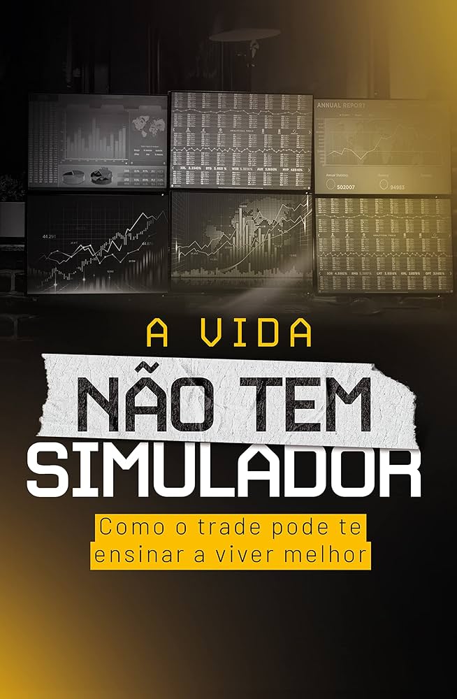 Capa do livro A vida não tem simulador, de Rodrigo Cohen